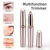 Push Button Electric Eyebrow Trimmer Automatic Hair Removal Device(Rose Gold)