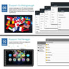 A2222KT 7 Inch Android Navigation WiFi Version 1+32G GPS Bluetooth 2.5D Screen Car Central Control MP5 Player, Style: Standard+8Lights Camera