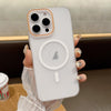 For iPhone 15 Pro Soft Sandy Skin Feel MagSafe Magnetic PC Phone Case(Transparent)