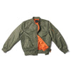 Spring Autumn Thin Man Jacket Loose Nylon Baseball Clothing, Size: XXL(Green)