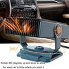 12V Car-mounted High-power Heater Winter Defog Heater(Dark Green)