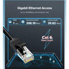 UGREEN NW102 Cat6 RJ45 Household Gigabit Twisted Pair Round Ethernet Cable, Length:15m