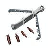 36-Tooth Bi-Directional Ratcheting Screwdriver Set With 4 Double-Ended Bits(Gray)