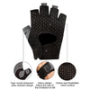 Outdoor Half-finger Cycling Fitness Non-slip Breathable Thin Sports Gloves, Size:S(Black)
