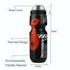 650ml Mountain Bike Water Bottle Set Outdoor Cycling Sports Bottle With V-shaped Holder Cage(Blue)