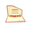 3D Paper Carving Hollow Greeting Card Birthday Wishes Thank You Card(Red)