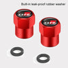 4pcs /Set For GR Metal Car Tire Valve Modification, Color: Silver