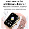 AK58 1.96 inch Screen Bluetooth Smart Watch, Steel Band, Support Health Monitoring & 100+ Sports Modes(Black)