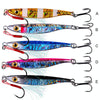 PROBEROS LF126 Long Casting Lead Fish Bait Freshwater Sea Fishing Fish Lures Sequins, Weight: 10g(Color E)