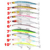 XY-256 19.1g/13.5cm Long Casting Sinking Minnow Fake Bait(10)