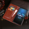 For Asus ROG Phone 5S idewei Crazy Horse Texture Horizontal Flip Leather Case with Holder & Card Slots & Wallet(Black)