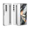 For Samsung Galaxy Z Fold3 5G Integrated PC + PU Phone Case with Pen / Pen Box(White)
