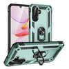 For Samsung Galaxy A26 5G Shockproof TPU + PC Phone Case with Holder(Dark Green)