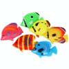 10 Floating Fake Fish Aquarium Toys, Assorted Colours