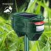 RC-544 Outdoor Solar Ultrasonic Infrared Sensor Animal Repeller(Dark Green)