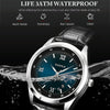 YAZOLE 552 Luminous Pointer Calendar Waterproof Quartz Watch(Roman+Red)