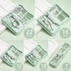Stainless Steel Nail Clipper Nail Art Tool Set, Color: 22 PCS/Set (Green)