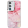 For Samsung Galaxy A56 5G Electroplated Marble Texture Phone Case(Pink M2)