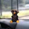 Swing Tycoon Duck Car Decoration Pendant(Black)