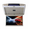15.6 Inch Car HD Ceiling TV Mp5 Display Car Ceiling Monitor(Beige)
