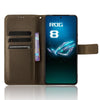 For Asus ROG Phone 8 Pro Diamond Texture Leather Phone Case(Brown)