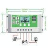 30A 12V PWM Solar Cell Panel Charger Controller Lithium-ion Lead-acid Battery Solar Controller