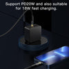 YESIDO CA101 PD 20W USB-C / Type-C to 8 Pin Braided Charging Data Cable, Length:1.2m(Black)