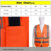 Multi-pockets Safety Vest Reflective Workwear Clothing, Size:XXL-Chest 130cm(Green)