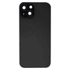 iPhone 15 Glass Back Cover with Wireless Charging (Black)