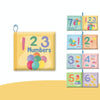 Baby Cloth Book Tear-proof Rustle Sound Quiet Books For Kids, Style: Number