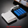 HAWEEL DIY 4 x 18650 Battery (Not Included) 10000mAh Power Bank Shell Box with 2 x USB Output & Display for iPhone, Galaxy, Sony, HTC, Google, Huawei, Xiaomi, Lenovo and other Smartphones(White)