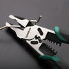 TUOSEN Multifunctional Crimping and Stripping Labor Saving Flat Pliers Vise Manual Wire Cutters, Style:11116 9 Inch