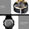 SKMEI 1475 Men Multifunctional Sports Watch Students Outdoor Waterproof Digital Watch(Black)