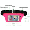 Contact Screen Sports Cell Phone Waist Pack Outdoor Leisure Gear Bag(Fluorescent Green)