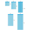 2 PCS Laser Rain Tinsel Foil Curtain Birthday Party Decoration Tassel Wall,Size:1x1m(Black)