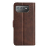 For Asus ROG Phone 6 Dual-side Magnetic Buckle Horizontal Flip Leather Phone Case(Brown)