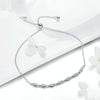Simple Beauty S925 Sterling Silver Inlaid Zircon Bracelet