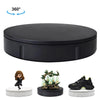 30cm Electric Rotating Turntable Display Stand Video Shooting Props Turntable for Photography, Load: 100kg, US Plug(Black)