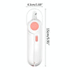 LED Pet Nail Clippers with File, Pink