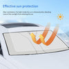 Car Windshield Sun Protection Heat Insulation Special-shaped Sunshade, Size: Large
