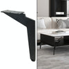 LH-DJ08 Adjustable Knife Shape Metal Furniture Support Legs, Height: 40cm(Matte Black)
