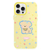 For iPhone 12 Pro Max Skin Feeling Jelly TPU Hybrid PC Phone Case(Yellow Puppy Yellow)