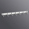 304 Stainless Steel No Punching Door Rear Coat Hook, Specification: 7 Hooks