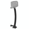 PULUZ Outdoor Motorcycle Cycling Helmet Extension Arm Set for PULUZ Action Sports Cameras Jaws Flex Clamp Mount for GoPro, Insta360, DJI and Other Action Cameras