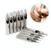 22 PCS Stainless Steel Tattoo Nozzle Tips Set Round Diamond Magnum Mixed Tattoo Tips For Tattoo Supply