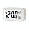 Temperature Type Lazy Snooze Alarm Mute Backlit Electronic Clock(White)