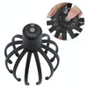 Electrical Scalp Massager Multi-Claw Vibrating Stress Relief Stimulating Hair Scratcher(Black)
