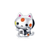 S925 Sterling Silver Cute Lucky Cat Beads DIY Bracelet Necklace Accessories