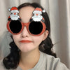 Christmas Weird Glasses Personalized Christmas Hair Clip, Color: Glitter Two Old Men