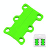 Magnetic Shoelace Buckle Non Binding Shoe Lace Accessories, Size:S (Below 230mm)(Green)